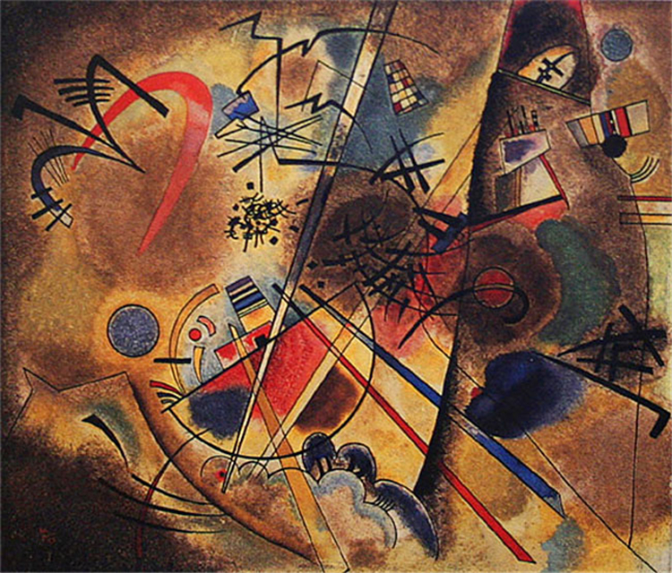 Small Dream In R Wassily Kandinsky Abstract Oil Painting